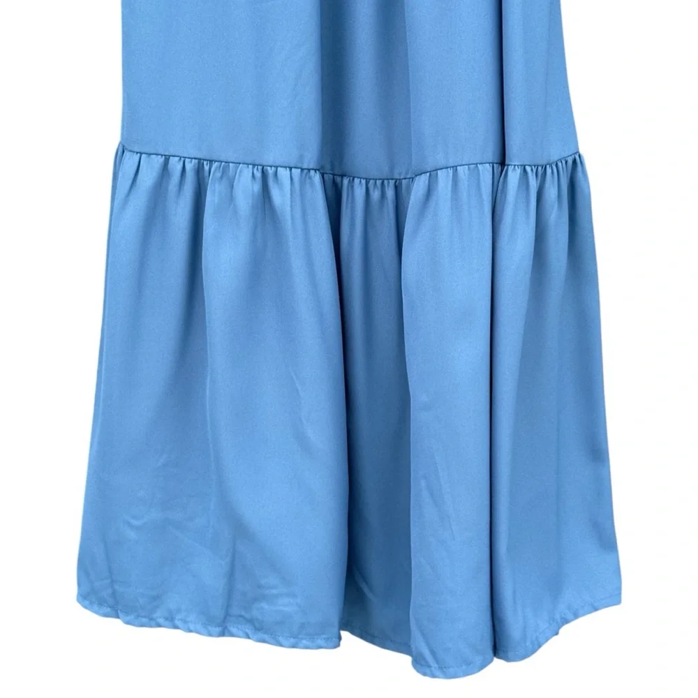 NEW Jessica Simpson | Tiered Cotton/Linen Dress | Small - Picture 4 of 9